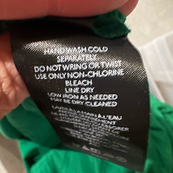 ANTHROPOLOGIE Allene Shimmer - Green Dress - Large - Picture 9 of 9